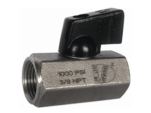 Mini válvula de bola de acero inoxidable NSF